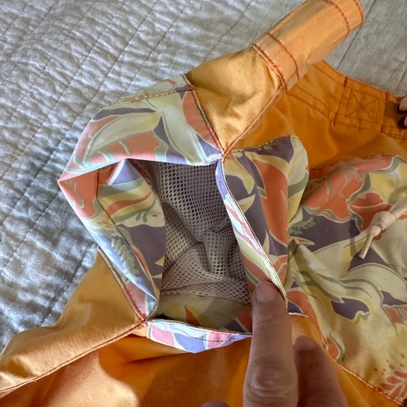 VTG 90's Ralph Lauren Polo Hawaiian style Lined Swim Trunks Men's M Shorts logo - Picture 11 of 12